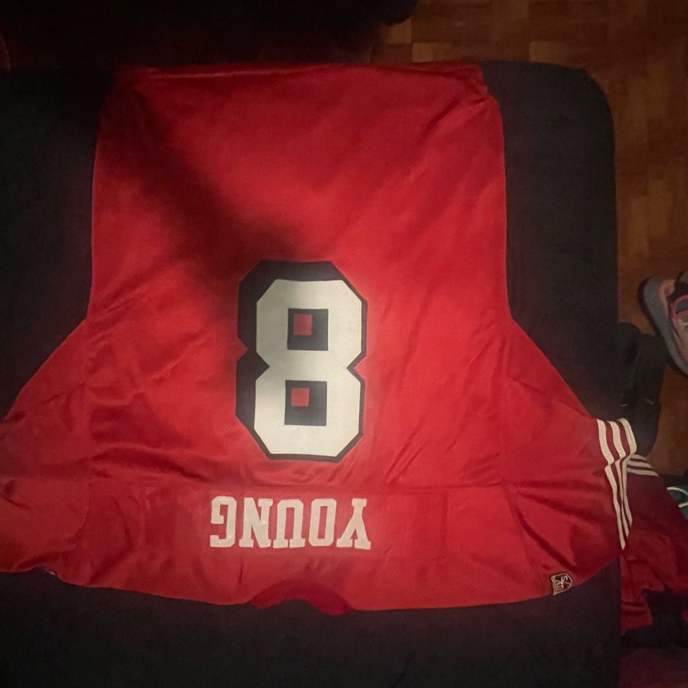 Steve Young Wilson jersey size 52 preowned